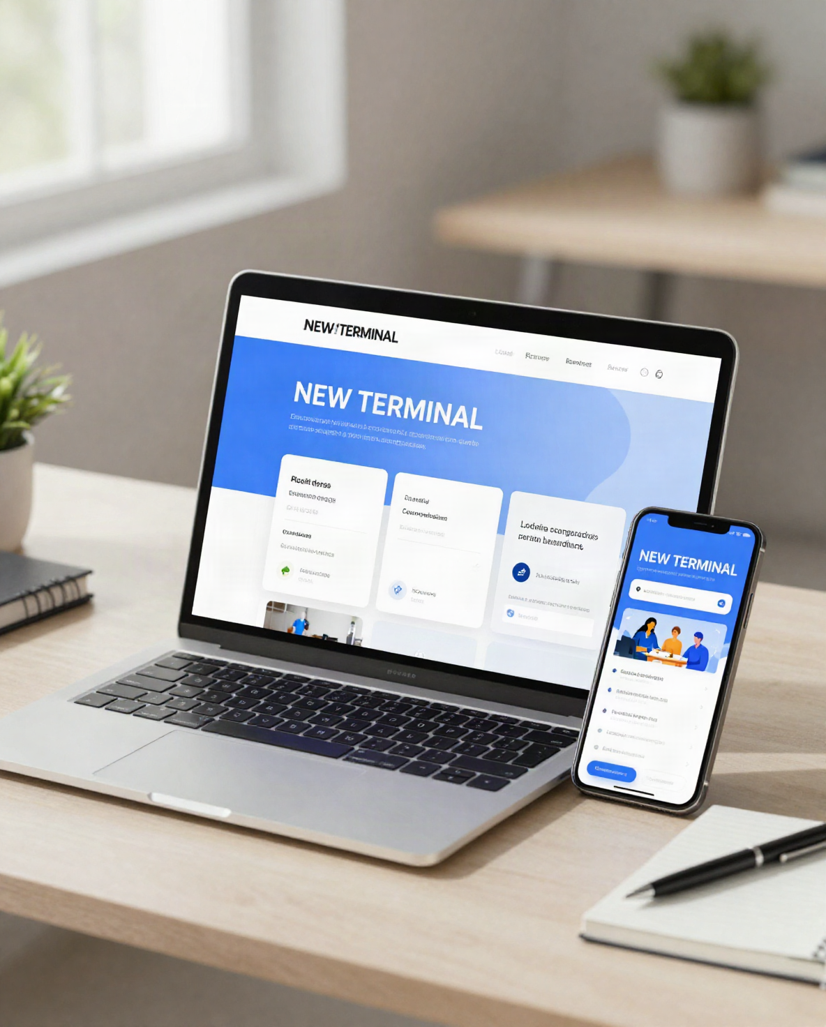 New Terminal School Management System project preview